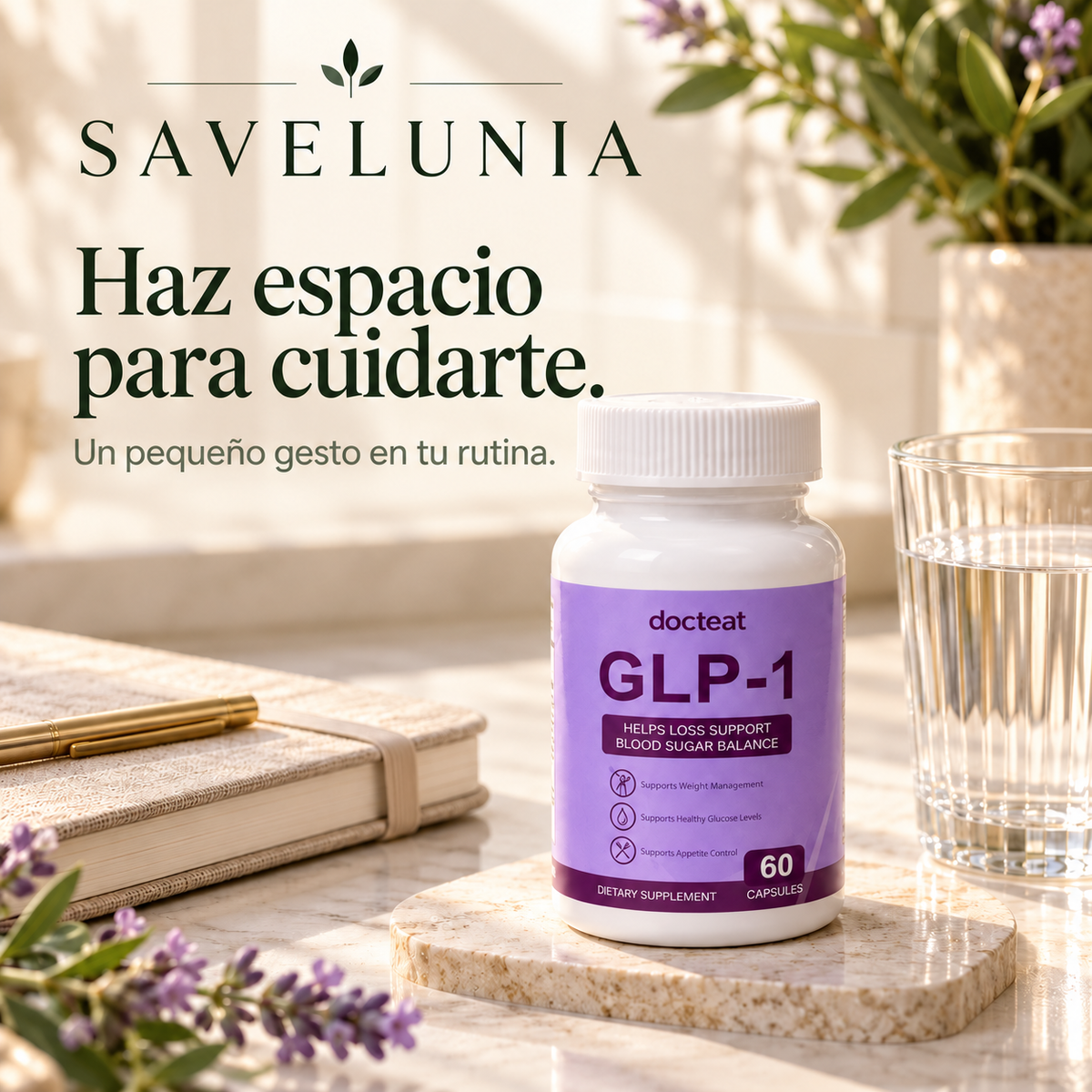 Savelunia — Haz espacio para cuidarte. Rutina de mañana.